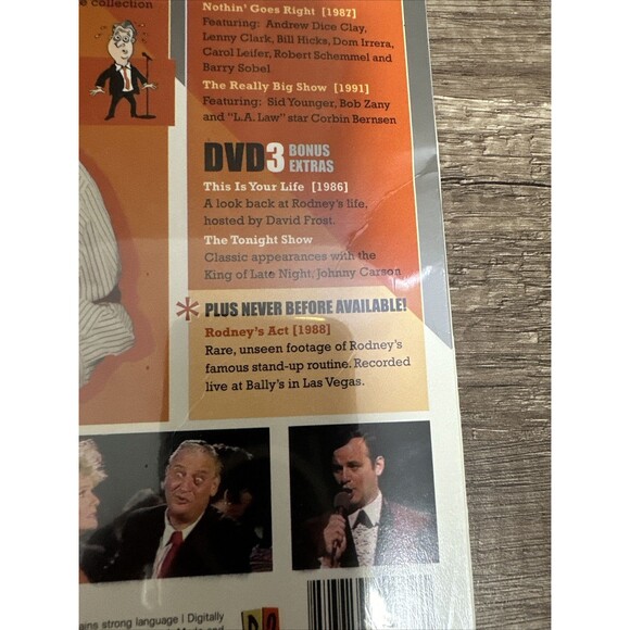 Rodney Dangerfield No Respect: 3 Dvd Ultimate Collection Box Set New Ware - Picture 8 of 10